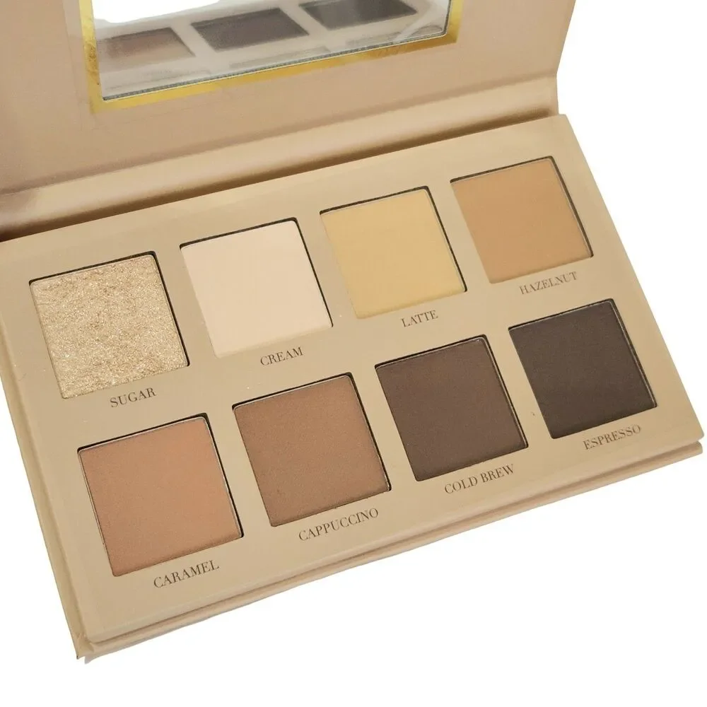 Eleman Beauty Tru Nude Eyeshadow Palette 8 Warm Neutral Coffee Shades NIB